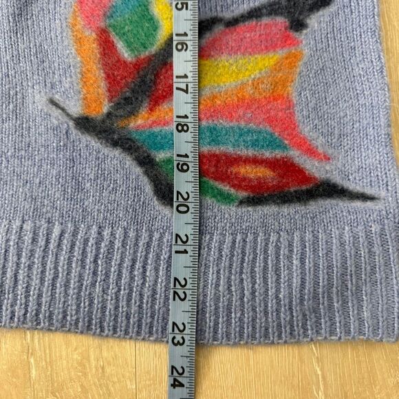 Zara Girls Butterfly Oversized Sweater Size 13-14 - Picture 6 of 7